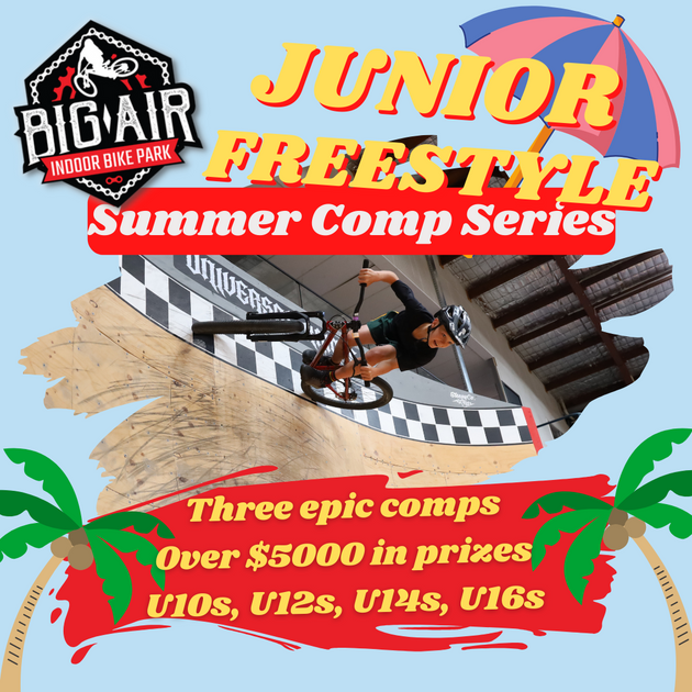 JUNIOR FREESTYLE SERIES Big Air Indoor Bike Park