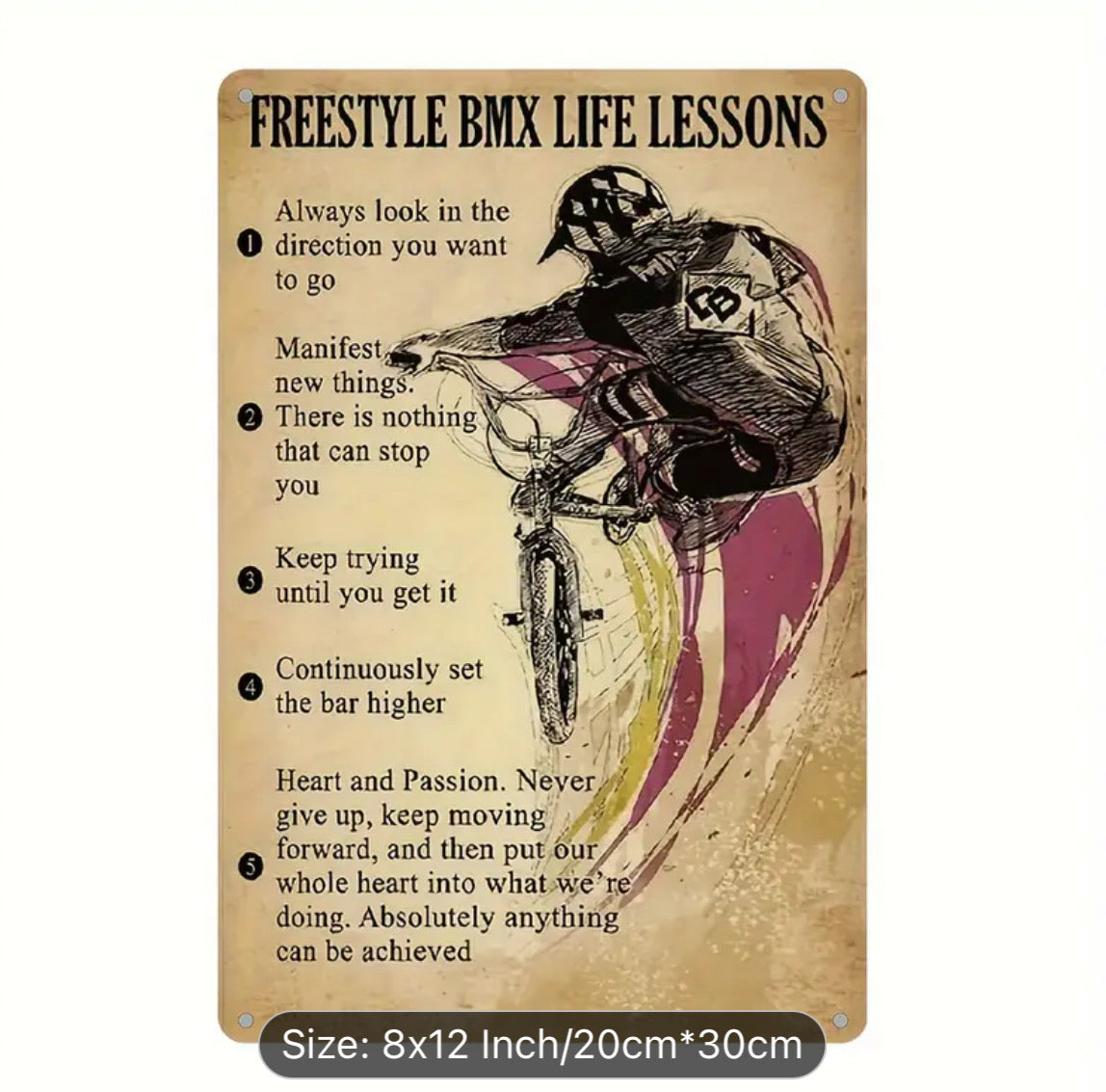 Metal Sign Freestyle