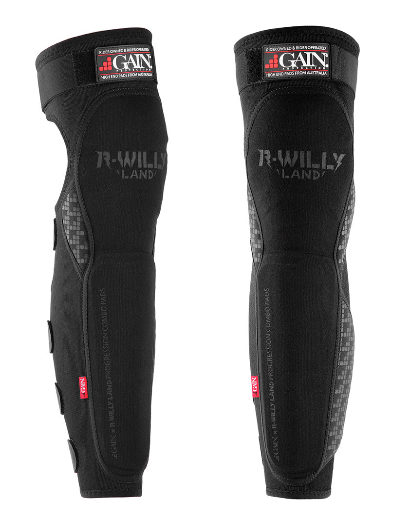 GAIN X R WILLY KNEE/SHIN COMBO PADS