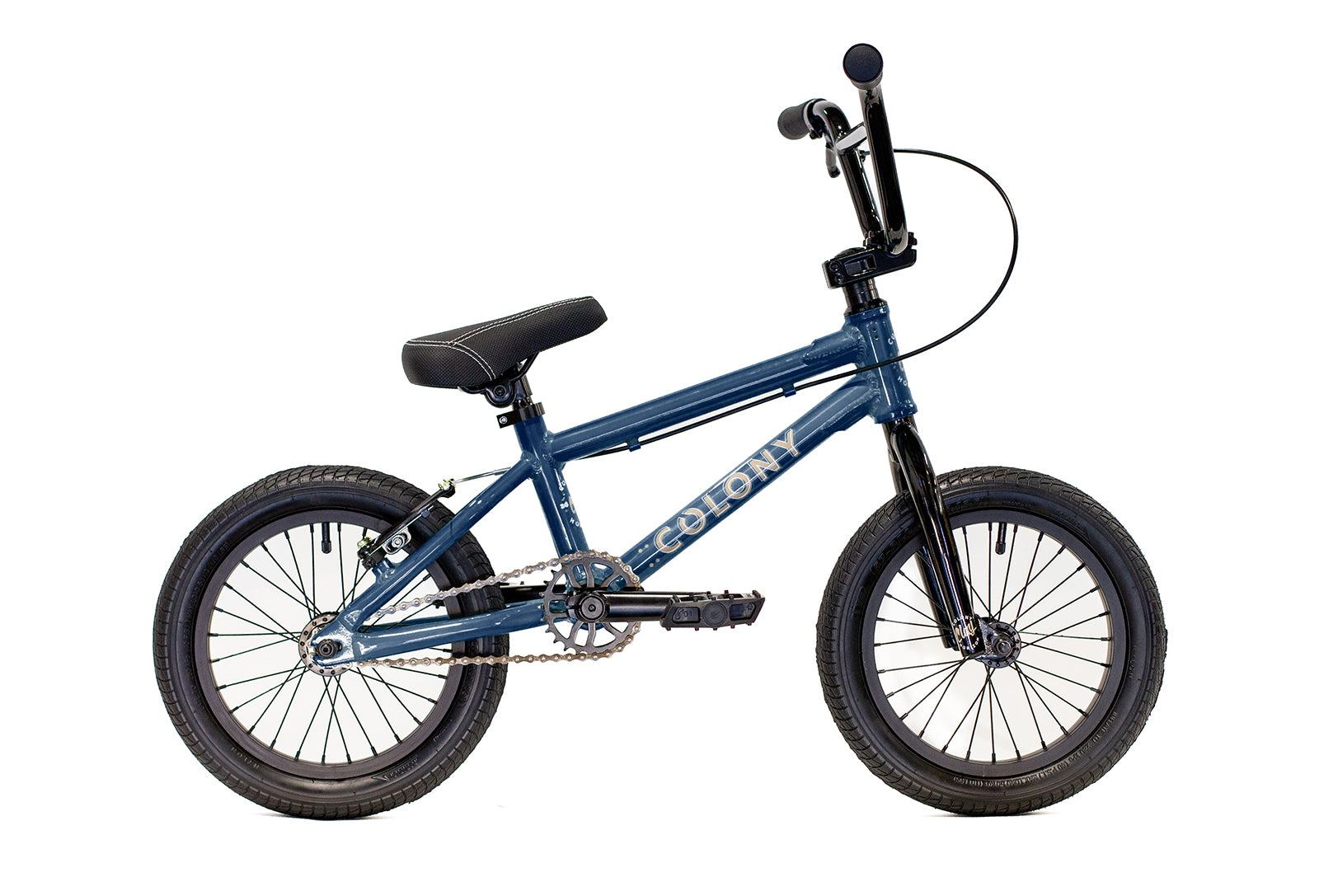 Colony Horizon 16" Micro Freestyle Bike Clear Navy
