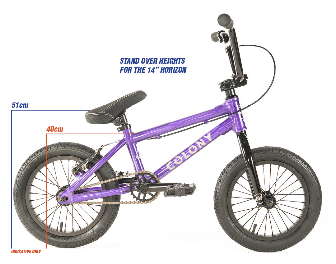 Colony Horizon 14" Micro Freestyle Bike Clear Pink