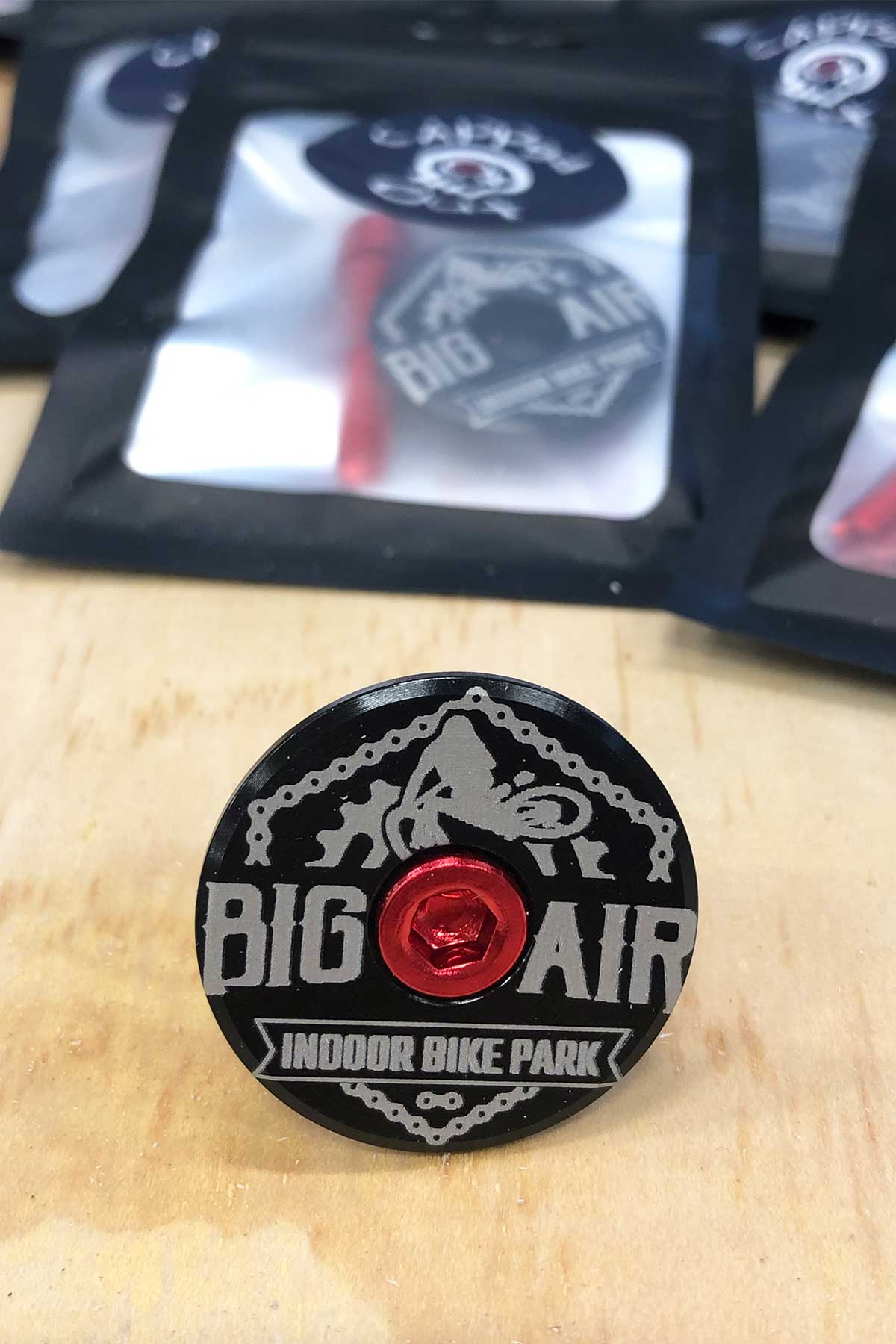 Big Air Indoor Bike Park top stem caps Capped Out BMX MTB Bicycle parts