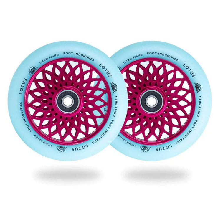 Glow / Pink ROOT INDUSTRIES Lotus Wheels 110mm